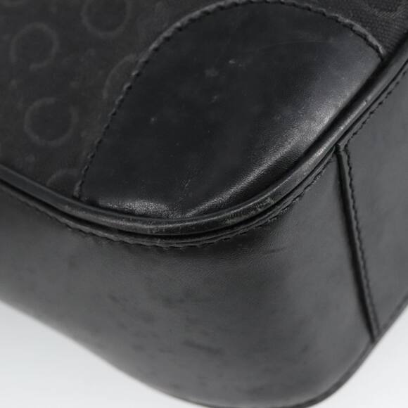 CELINE C Macadam Canvas Shoulder Bag Black - Picture 16 of 16